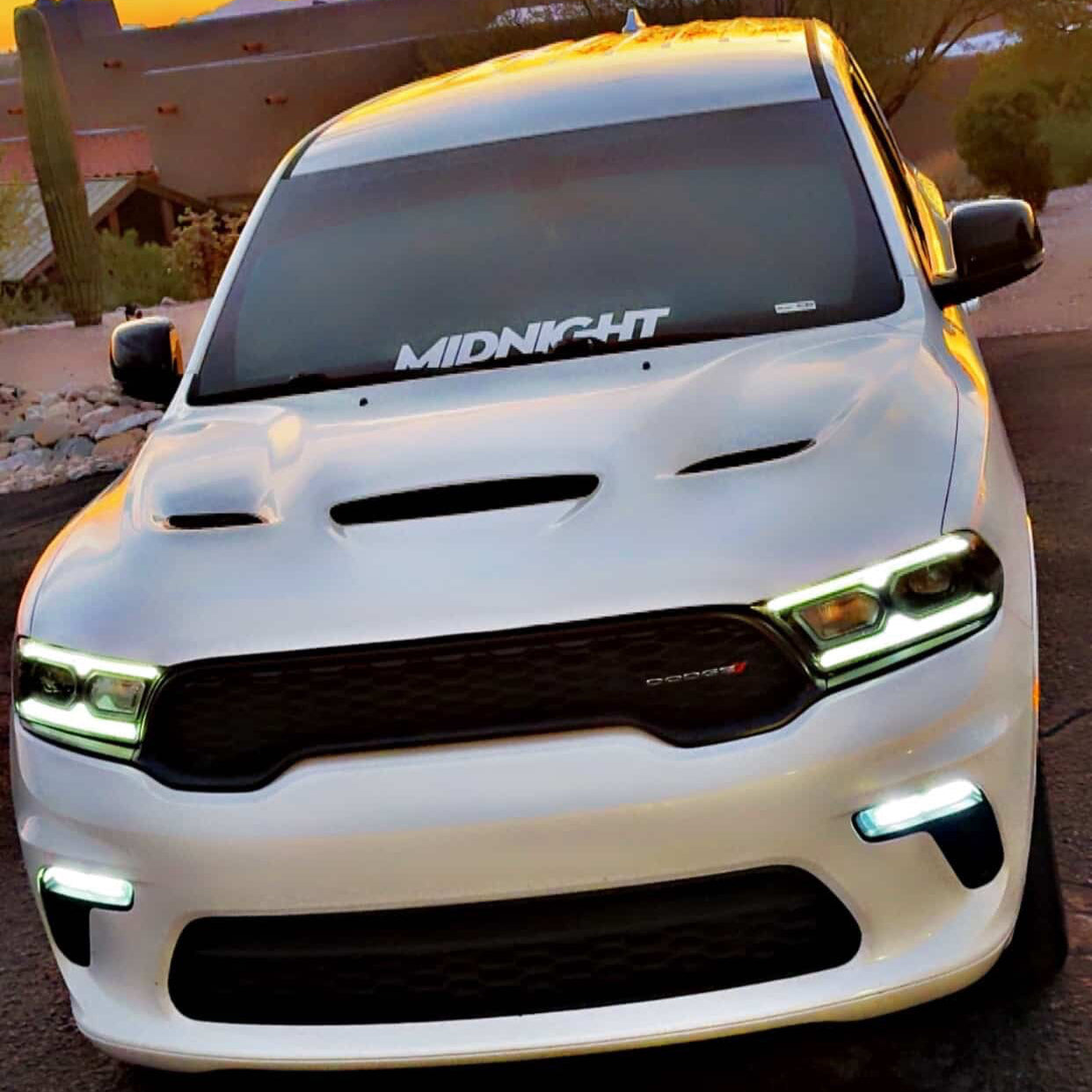 MIDNIGHT Windshield Banner Decal